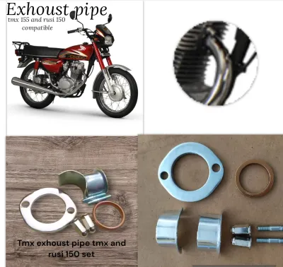 ABOBOT EXHOUST MUFLER PIPE TMX 155 125 AND RUSI 150 PINOY AND SKYGO RUSI TC 125 SYM BUNOS MOTORSRTAR