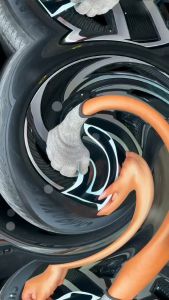 STIKER/STICKER DELETE SILVER PELEK/VELG MOBIL CHERY J6