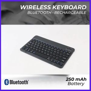 COD Kimsnot Keyboard Wireless Bluetooth Rechargeable 10 Inch - JP100