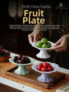 JIXIANSHENG | Decorative Ceramic Dessert Tray Elevated