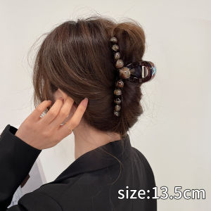 Extra Large Hair Claw Clip Womens Back of Head Fashionable Shark Clamp High End Hair Accessories Stylish Hair Grips Clamps