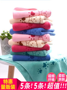 Khăn Mặt Thấm Nước Dày Không Rụng Lông Hoạt Hình Mềm Hơn Cotton Nguyên Chất Khăn Lau Mặt Tắm Khăn Lau Đầu Gia Dụng