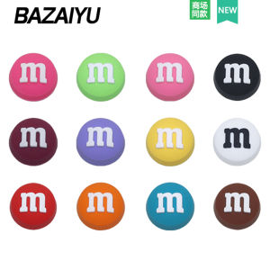 New Coros Shoes Accessories Crocs Shoe Ornament Fun Cartoon DIY Shoe Ornament Carluo Chi Accessories Color M Bean Series