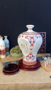 Bình đựng rượυ gốm sứ thiết kế 2 cao cấpđộc đáo sắc nét thể tích 1500ml 3000ml