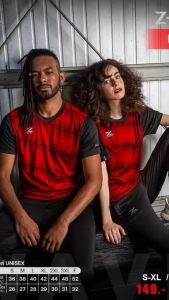 เสื้อกีฬา คอกลม พิมพ์ลาย รุ่น Z-32 ยี่ห้อ CADENZA ของแท้100% ใส่ได้ทั้งชายและหญิง