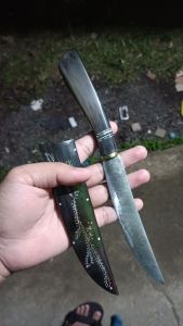 pisau daging sisit full tanduk