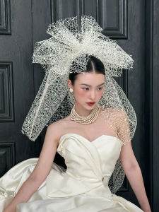 Princess Style Wedding Accessory: Korean Puffy Tulle Net Headwear