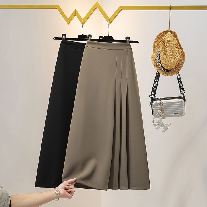 2023 Spring Mid Length Long Length Western-Style Skirt for Chubby Girls ...