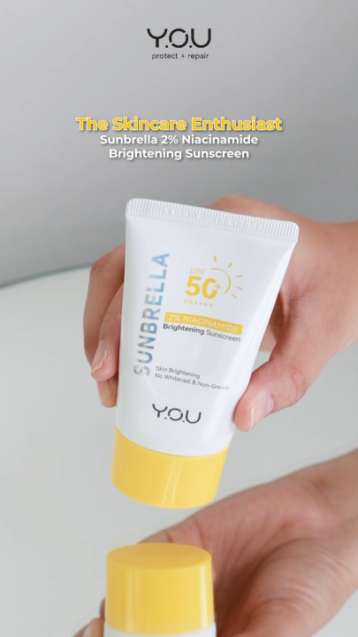 Y.O.U Sunbrella 2% Niacinamide Brightening Sunscreen Serum SPF50+ PA++++