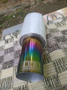 TERMURAHTERLARIS KNALPOT MOBIL RACING HKS UJUNG STENLIS WARNA SUARA KERING GAHAR BASS BULET ULEM