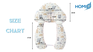 Newborn Baby Sleep Head Pillow Anti-falling Pillow Double-sided Breathable Anti Startle Comfortable Cotton Baby Sleep