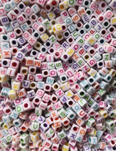 Colorful Alphabet Letter Beads Cube Acrylic DIY Bracelet Necklace Jewelry Making Crafts