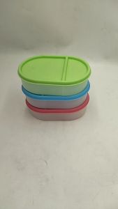 PHC-Sunnyware Oval Lunch Box w/ divider #2052
