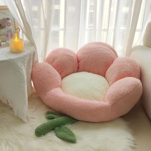 Flower Futon Ghế Nhồi Bông Phong Cách Hiện Đại Tối Giản Với Hoa Văn Thực Vật Cho Phòng Ngủ Nữ Ban Công Bay Window Sofa Phòng Khách