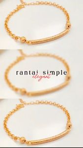 Cute Jewelry Gelang Jurai Terlaris Dewasa Angsa Cantik Perhiasan Lapis Emas 18K Gelang Wanita GL 129