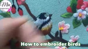 ชุดปักลายดอกไม้ ขนาด 20cm. Beginner Flowers DIY Embroidery Kit 20cm