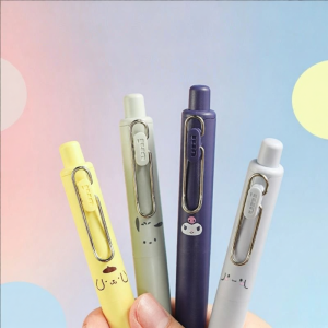 Aesthetic Easy-Click Refillable Low Center of Gravity Smooth Writing Pen 0.5mm