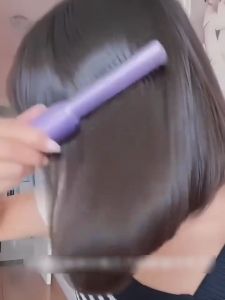 Portable Hair Straightener Comb Wireless Ionic Hair Straightener Brush Comb Rechargeable Curler Hair Straightener Comb New Negative Ion Hair Care Quick