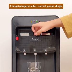 Dispenser Arashi Galon Bawah ABD 04 Panas Dingin Normal Bottom Load Dispenser Arashi ABD-04