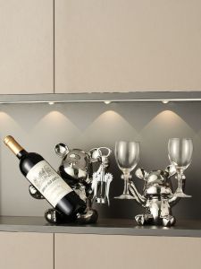 MEIWEISI | Luxurious Decorative Wine Rack for Living Room Entrance