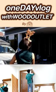 WOOD OUTLET (คลังวัสดุไม้) ประตูไม้จริง รวมราคาประตู รวมรุ่น  และขนาด ลดล้างสต็อก คุณภาพดี ราคาถูก แข็งแรง สินค้าพร้อมจัดส่ง