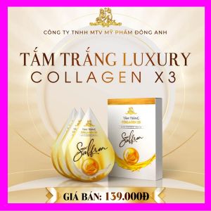 Tắm trắng Collagen X3 Luxury Trắng Da Sữa dưỡng thể mờ thâm mờ đồi mồi làm sạch da - OAISEA
