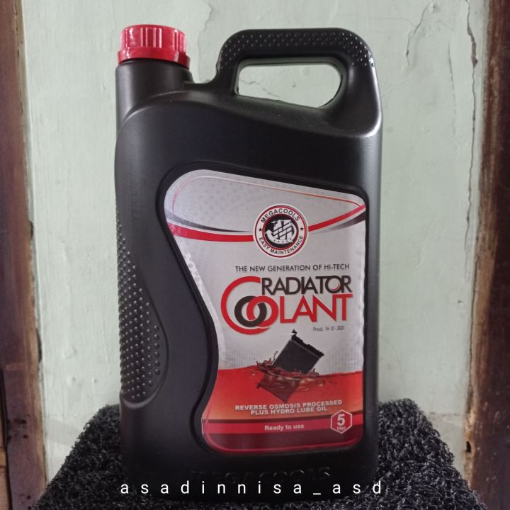 Radiator Coolant Megacools 5L Merah 100% Original | Lazada Indonesia
