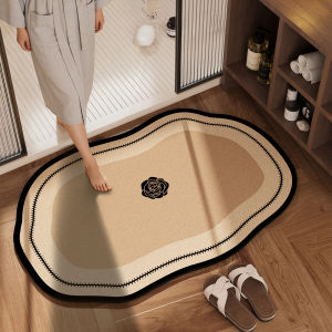 Thảm Nhà Tắm Thấm Nước Nhanh Khô Chống Trượt Kiểu Cổ Điển