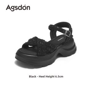 Agsdon | Thick Heel Heightening Sporty Casual Platform Sandals