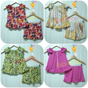 12_18kg Compo 5 Bộ 5 màu phối nhiều mẫu cho trẻ em bé gái 2_5 tuổi đồ bộ còn gái