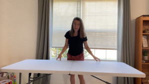 Meja Kursi Lipat Outdoor Putih Beban 500KG Tanpa Perakitan Mudah Dibawa