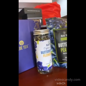 BLUE TEA - Butterfly Pea Mint Tea - 30 Tea Bags || REFRESHING BLEND || Aparajita - Shankhpushpi || Antioxidant - Flower Based - Herbal Tea