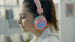 New Bee KH22B Bluetooth Headset 32 Hours with LED Light Wireless&Wired 2 IN 1 Wireless Headphone