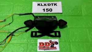 ท้ายสั้น KLX150 DTK150 BF150 D-TRACKER150 #ใส่ไฟเลี้ยวแต่ง #โครงเหล็กหนา 2.0 มม. ไฟท้าย KLX150 DTK150 BF150 D-TRACKER150