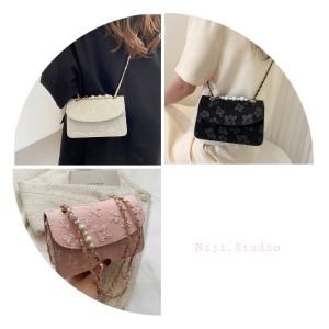 ล้างหมอน น่ารักมาก 💗 L2-027 กระเป๋าสะพายข้าง-กระเป๋าถือ สวยมาก มีมุก ราคาที่สุด