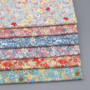 Little Fresh Pastoral Style Pure Cotton Printed Poplin Fabric for Handmade DIY Decorative Clothes