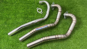 Cổ pô Exciter 150 32-34-38mm inox xi kenmài xước