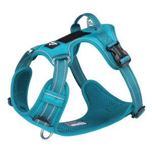 HamshMoc Dog Harness Soft Breathable Pet Chest Strap Reflective Adjustable For Small Medium Large Dogs Outdoor Waking