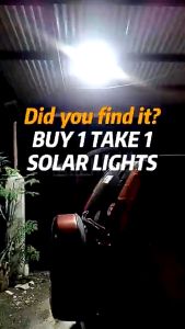 【solar light buy 1 take 1】 300W 200W 100W solar flood light outdoor waterproof original solar battery rechargeable Remote automatic switch solar generatorLED lamp indoor solar led lamp