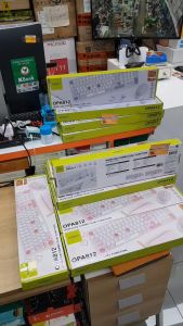 Anitech 2.4G+BT Keyboard & Mouse Wireless #คีย์บอร์ดไร้สาย OPA812 OPA812-PI OPA812-PU