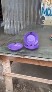 [ 12 pcs ] Piring Ayam Jago Tebal & Anti Pecah Bintang Terang