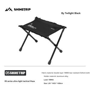 ShineTrip Maza Ultra-Light Portable Folding Fishing Chair Aluminum Alloy Lightweight Outdoor Seat for Travel-Friendly Adventures