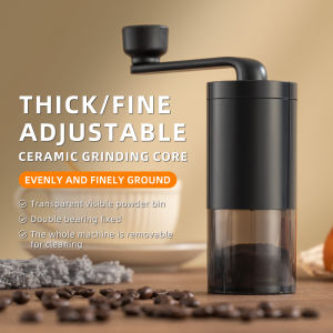 1PCS Manual Coffee Grinder Portable Grinder Home Outdoors Travel Hand Crank Coffee Grinder Adjustable Bean Grinder