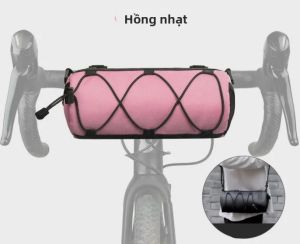 Túi Đựng Tay Lái Xe Đạp Đa Năng Túi Đeo Vai Di Động Cho Xe Đạp MTB Lưu Trữ Bên Ngoài Nylon Đen/Hồng/Xanh Lá/Tím Phụ Kiện Xe Đạp