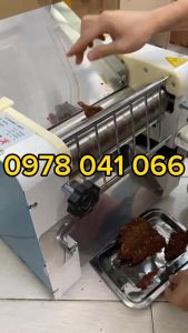 Máy cán thịt khô cán thịt bò khô thịt heo khô lô cán 30cm