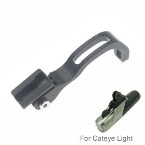 TWTOPSE Cycling Bike Bicycle Light Holder Stand For BROMPTON Folding Bike Bicycle 3SIXTY PIKES Compatible With CATEYE GaCIROn Flashlight Sport Camera Bike Bicycle Parts Mount