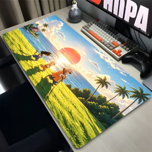 Bandai | Large Mouse Pad DBZ Japanese anime Extended Mousepad Non Slip Gamer Desk Mat Dragon Ball Gaming Mouse Mat Smooth Surface Carpet