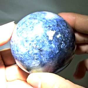 Dumortierite Sphere/蓝线石球/蓝绒晶球