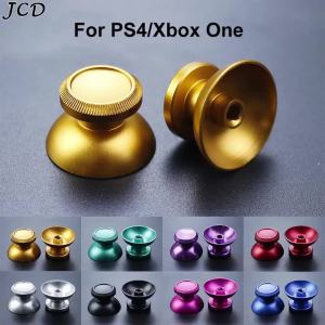 JCD 2pcs Aluminum Metal 3D Analog Joystick Thumb Stick Grip Cap Replacement Buttons For PS4 Slim/Pro/Xbox One Slim Controller