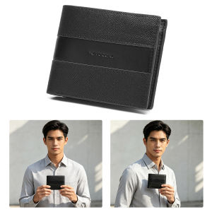 MENSPE VMens Wallet Cash Slot Simple Short Wallet Soft PU Business Wallet Retro Wallet Multi-Card Position Wallets Travel Purses Coin Wallet